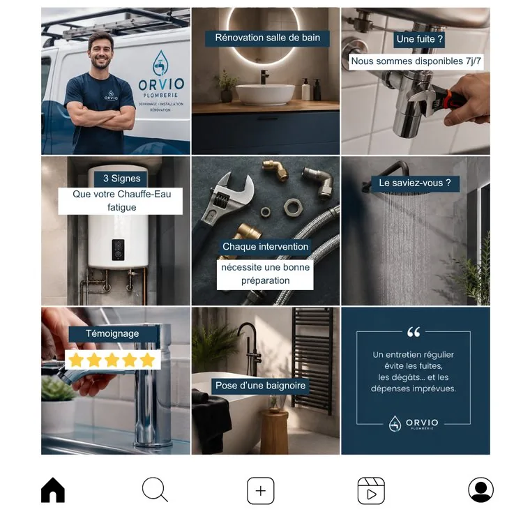 Feed Instagram — gestion de réseaux sociaux